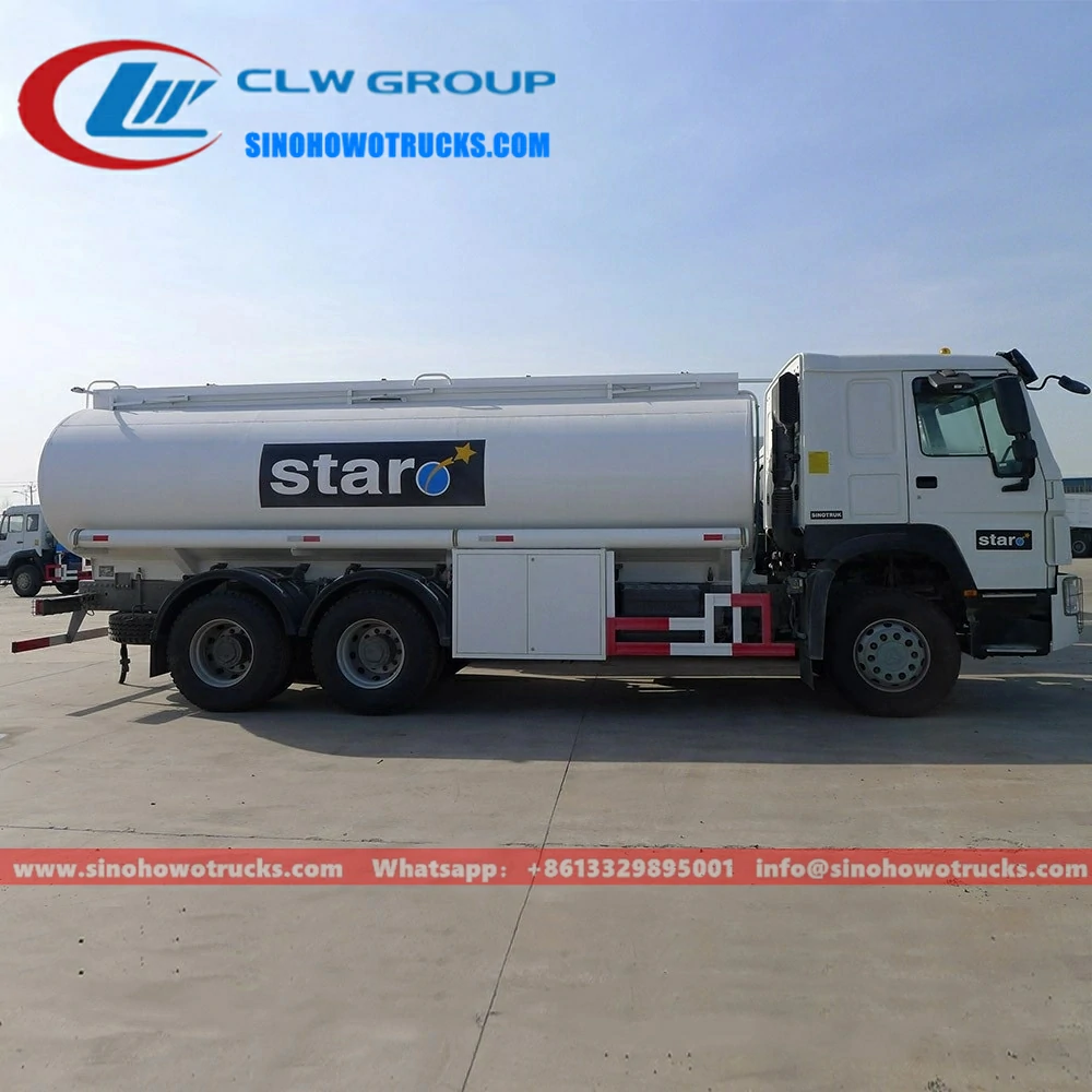 10 tyre Sinotruk Howo 25000liters oil tanker truck Armenia (1)