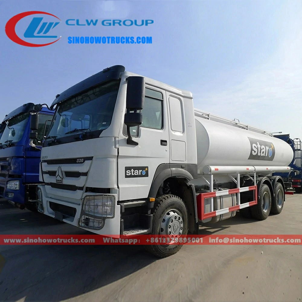 10 tyre Sinotruk Howo 25000liters oil tanker truck Armenia